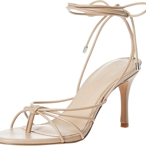 NWT Nude Strappy Heels - Picture 1 of 2